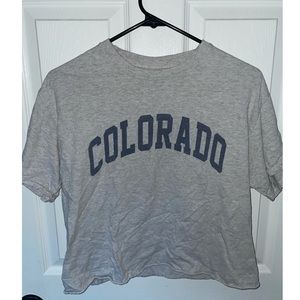 Brandy Melville Colorado cropped t-shirt
